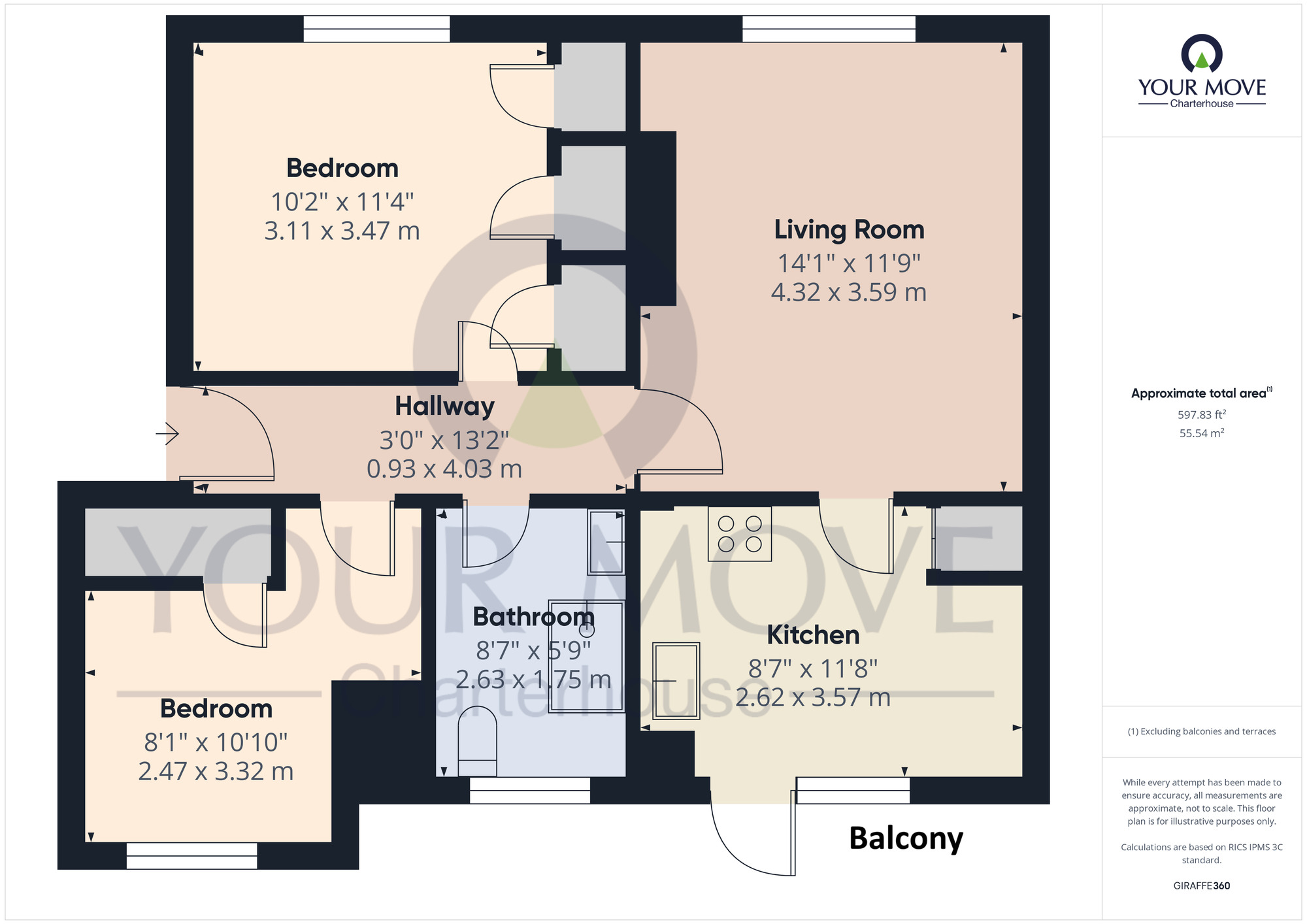 Floorplan of 2 bedroom  Flat for sale, High Street, Margate, Kent, CT9