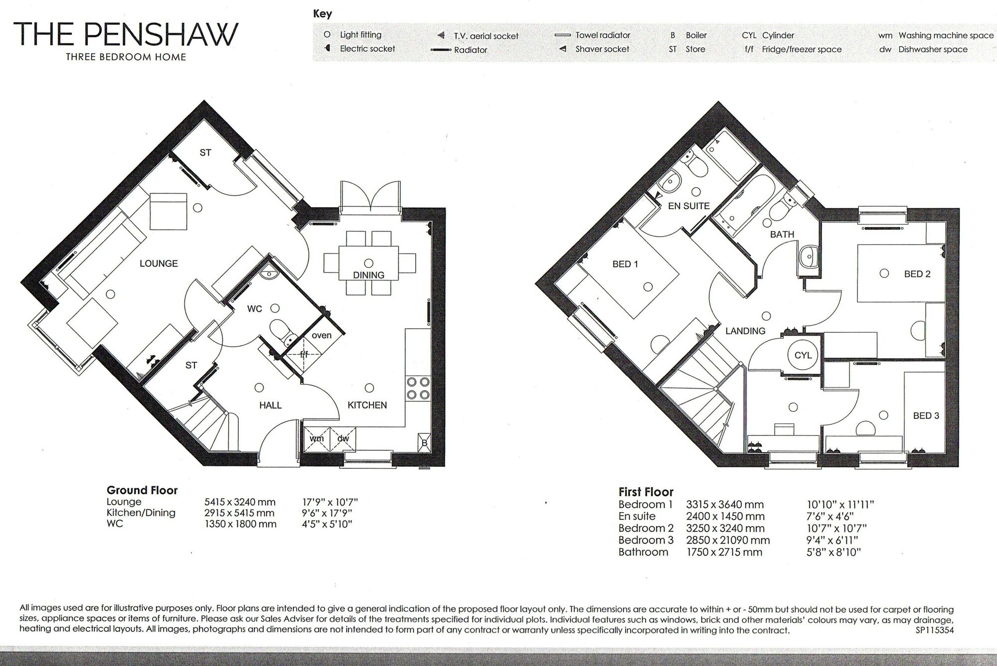 Floorplan of 3 bedroom Detached House for sale, Whitworth Park Drive, Houghton Le Spring, Tyne and Wear, DH4