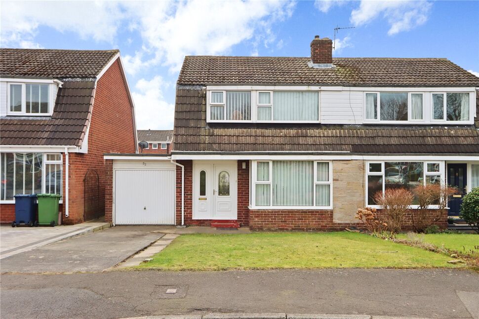 Main image of 3 bedroom Semi Detached House for sale, Glenluce, Birtley, Tyne and Wear, DH3