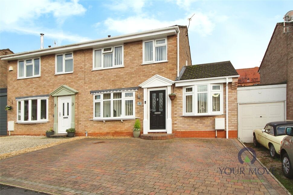 Main image of 3 bedroom Semi Detached House for sale, Canterbury Drive, Ashby-de-la-Zouch, Leicestershire, LE65