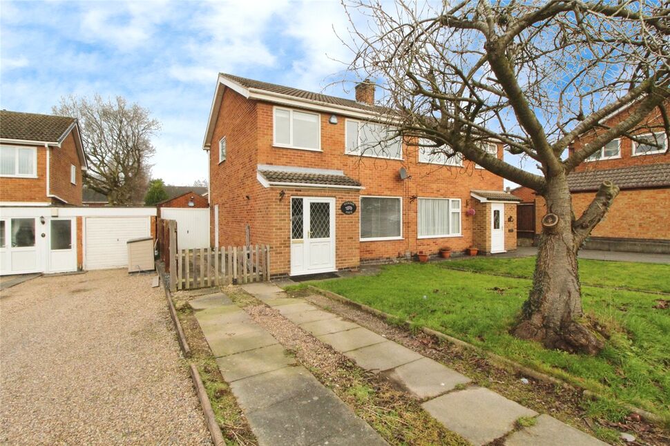 Main image of 3 bedroom Semi Detached House for sale, Thornton Close, Coalville, Leicestershire, LE67