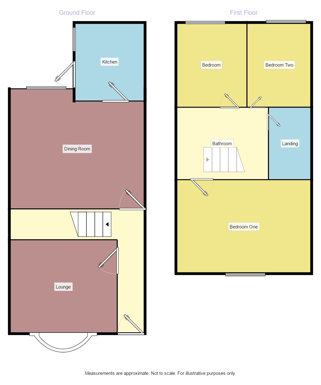 Floorplan of 3 bedroom Mid Terrace House for sale, Bolton Road, Blackburn, BB2