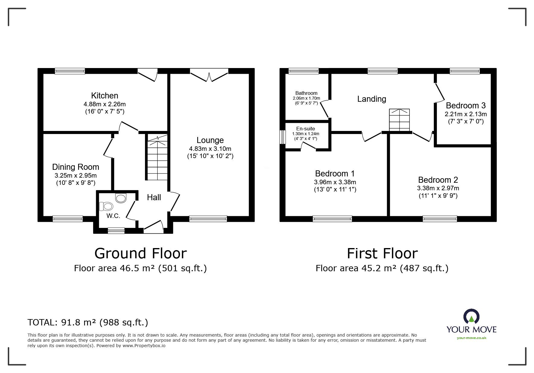 Floorplan of 3 bedroom Detached House for sale, Verbena Close, Lower Darwen, Lancashire, BB3