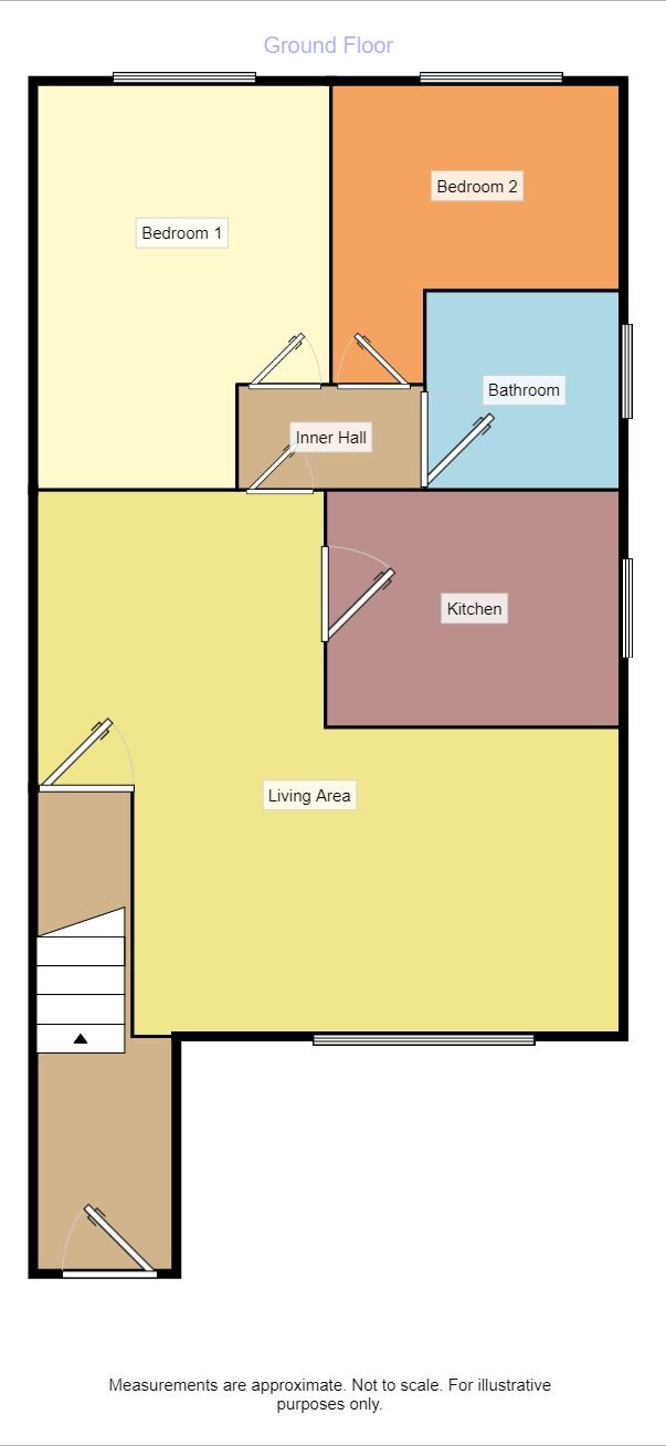 Floorplan of 2 bedroom  Flat for sale, The Winnows, Denton, Greater Manchester, M34