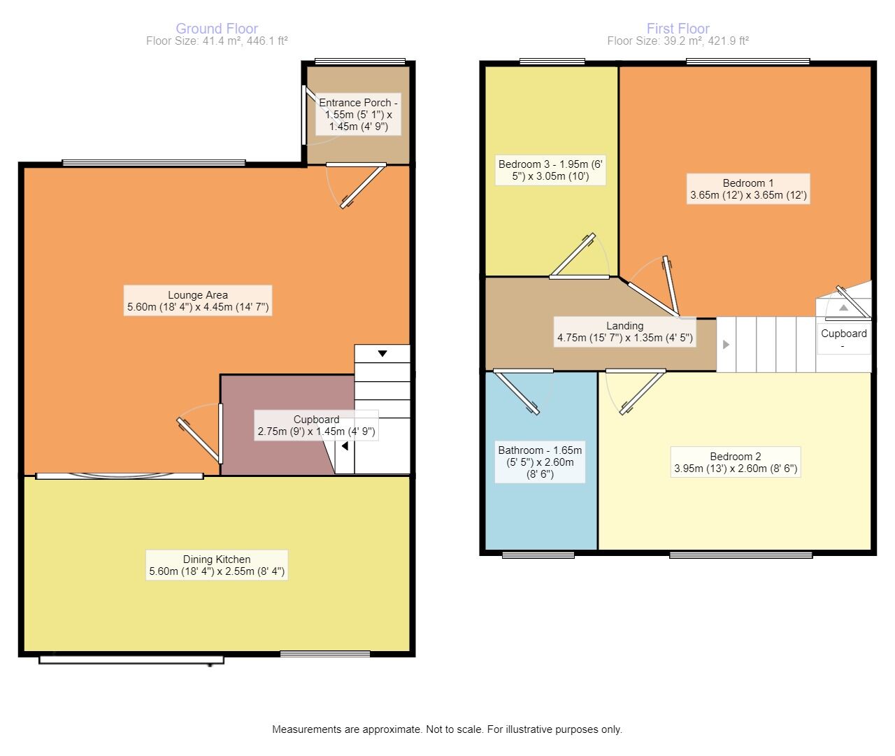 Floorplan of 3 bedroom Mid Terrace House for sale, Turner Street, Denton, Greater Manchester, M34