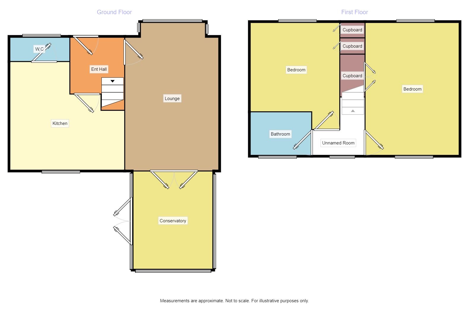 Floorplan of 2 bedroom End Terrace House for sale, Fir Road, Denton, Greater Manchester, M34