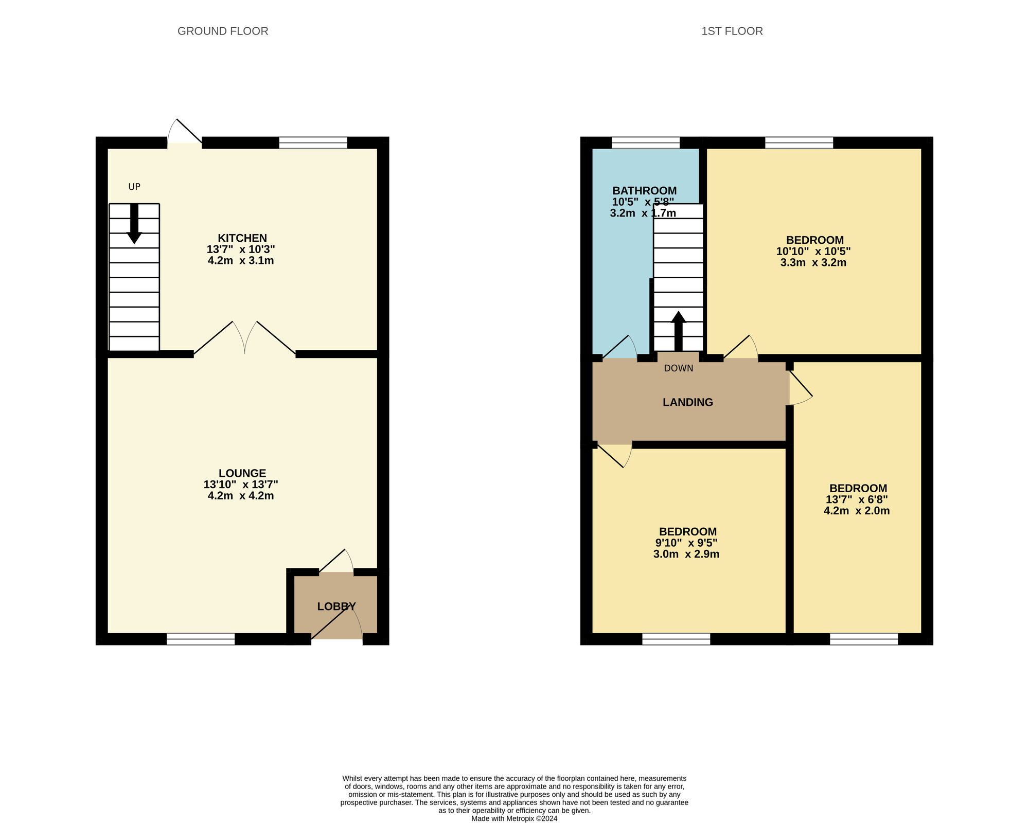 Floorplan of 3 bedroom Mid Terrace House for sale, Greswell Street, Denton, Greater Manchester, M34