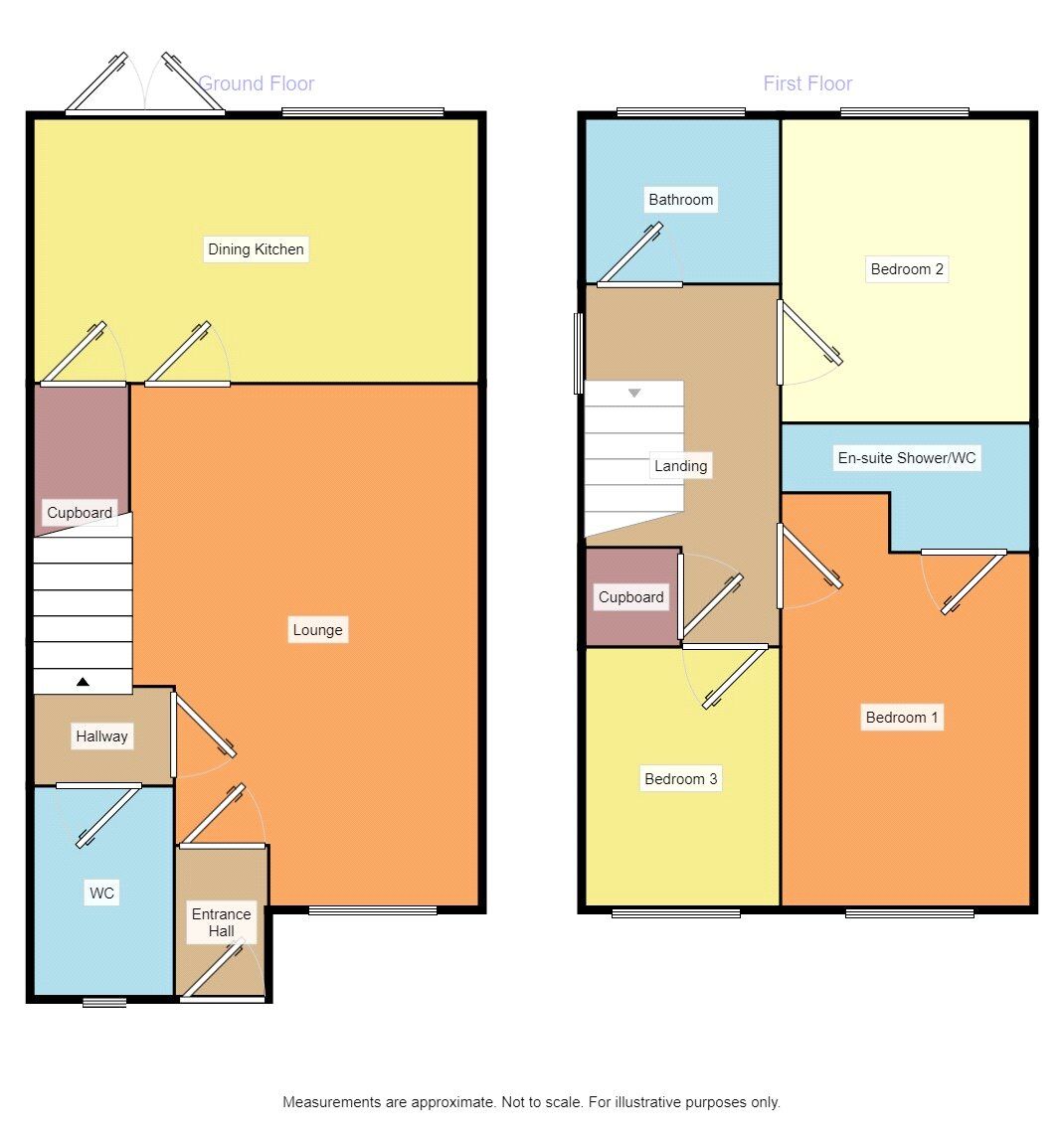 Floorplan of 3 bedroom Semi Detached House for sale, Harvard Road, Manchester, Greater Manchester, M18