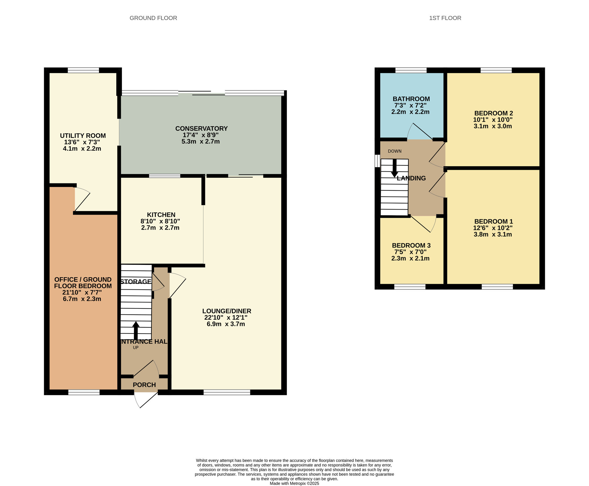 Floorplan of 3 bedroom Semi Detached House for sale, Kennedy Way, Denton, Greater Manchester, M34