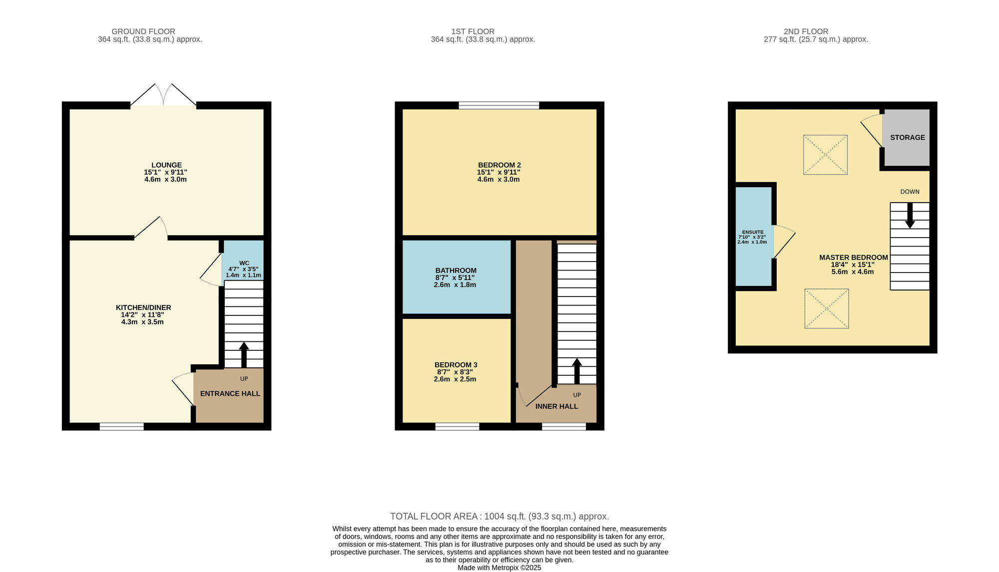 Floorplan of 3 bedroom Semi Detached House for sale, Angel Street, Denton, Greater Manchester, M34