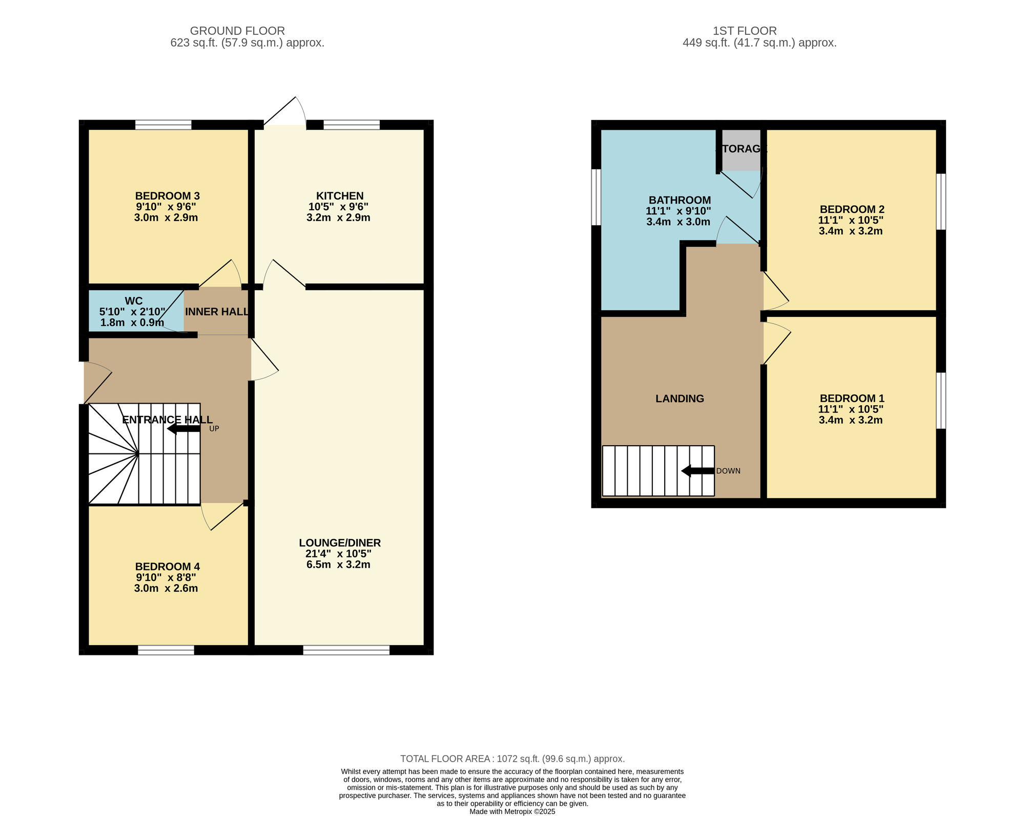 Floorplan of 4 bedroom Semi Detached Bungalow for sale, Leesway Drive, Denton, Greater Manchester, M34