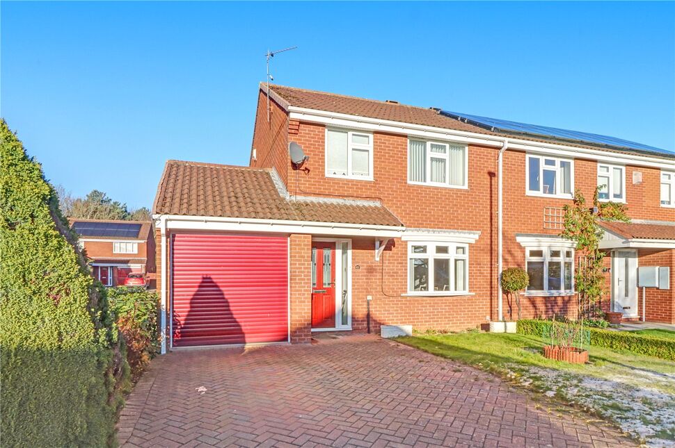 Main image of 3 bedroom Semi Detached House for sale, Brecken Way, Meadowfield, Durham, DH7