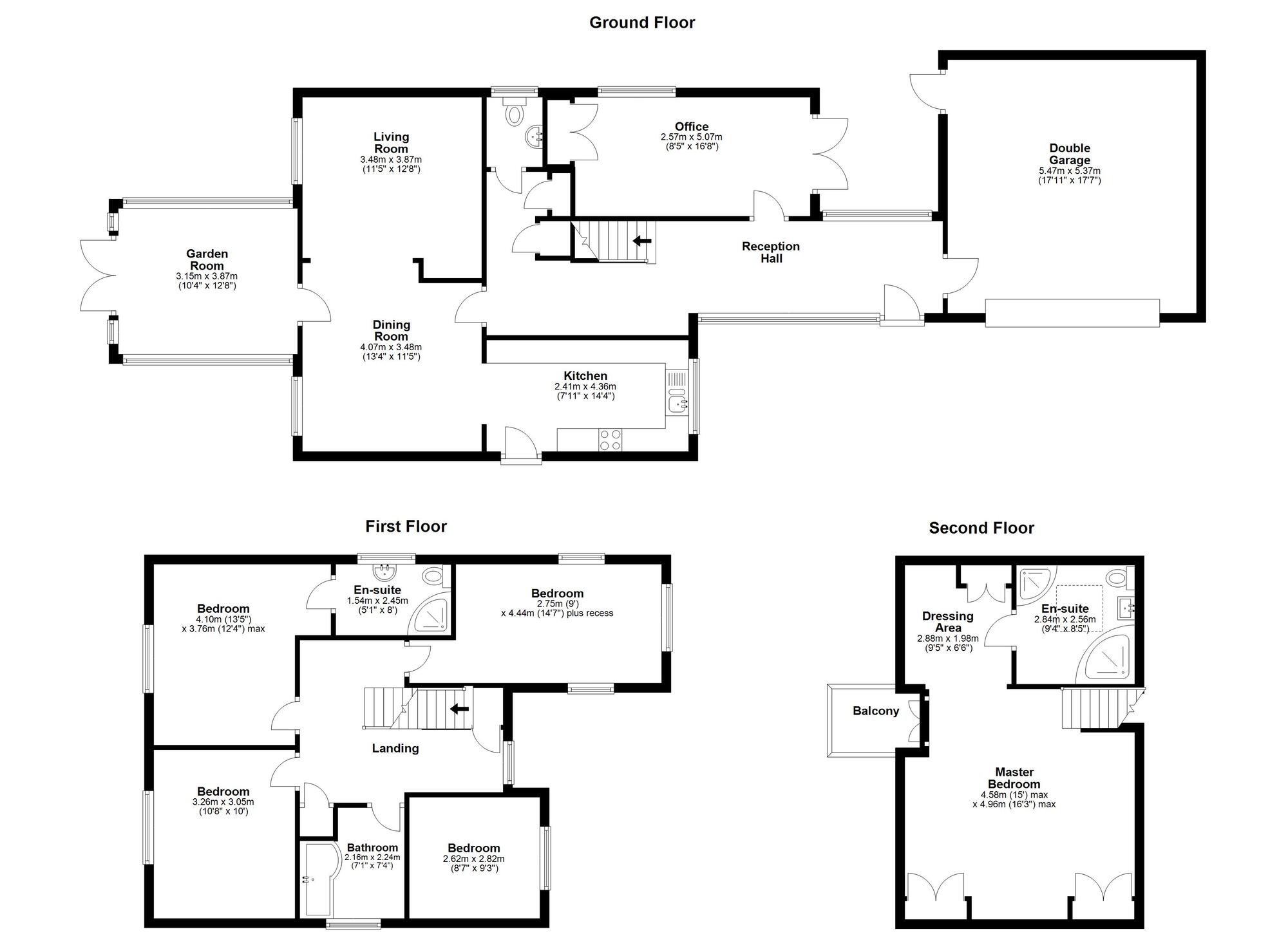 Floorplan of 5 bedroom Detached House for sale, Garmondsway Court, West Cornforth, Durham, DL17