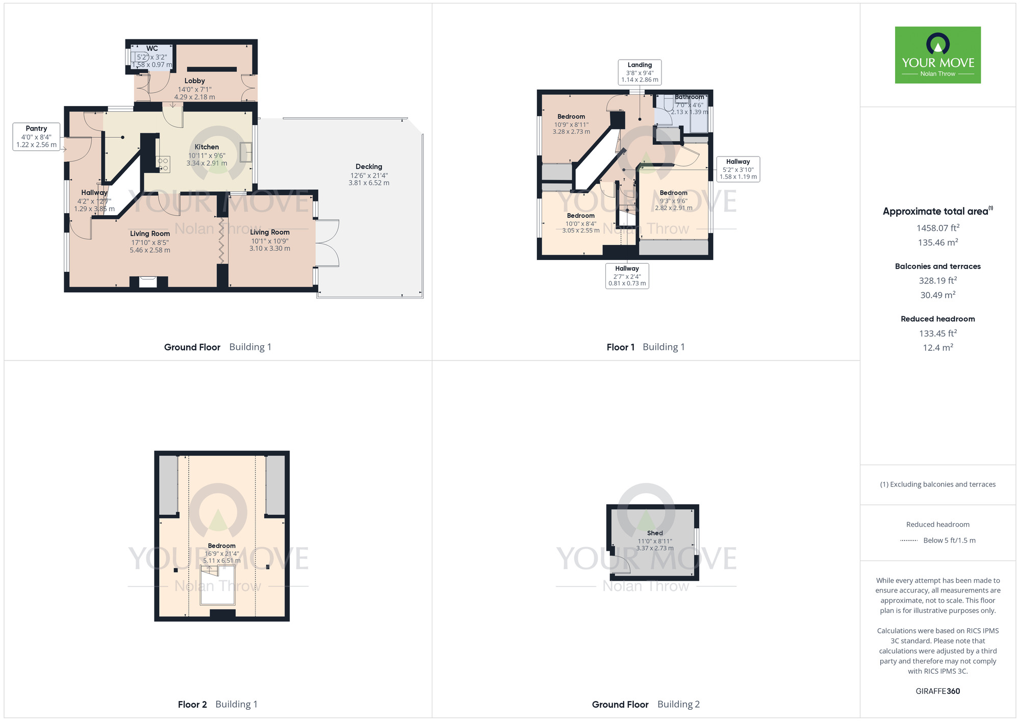 Floorplan of 4 bedroom Semi Detached House for sale, Eastfield Road, Duston, Northampton, NN5