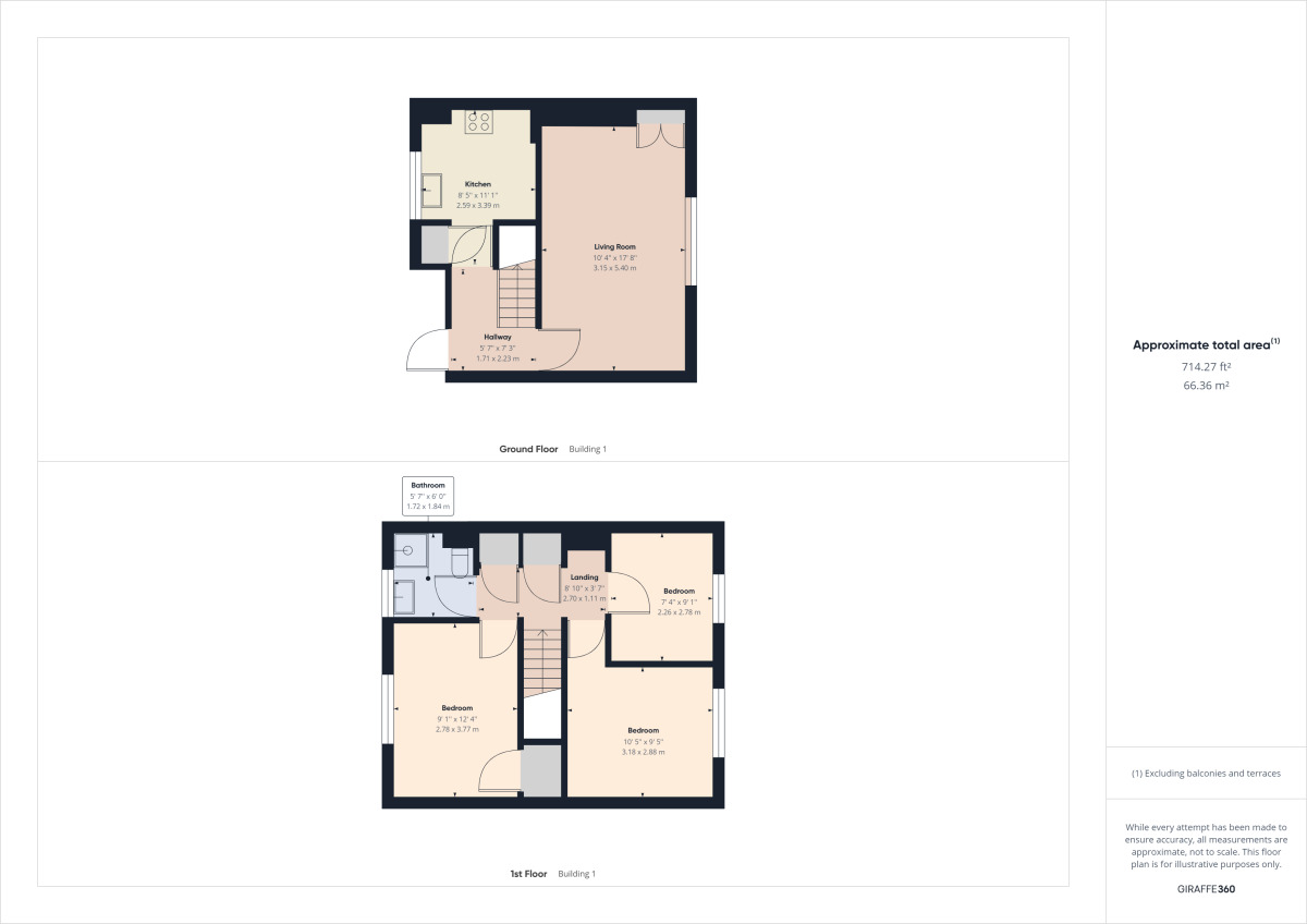 Floorplan of 3 bedroom  Flat to rent, South Oval, Northampton, NN5