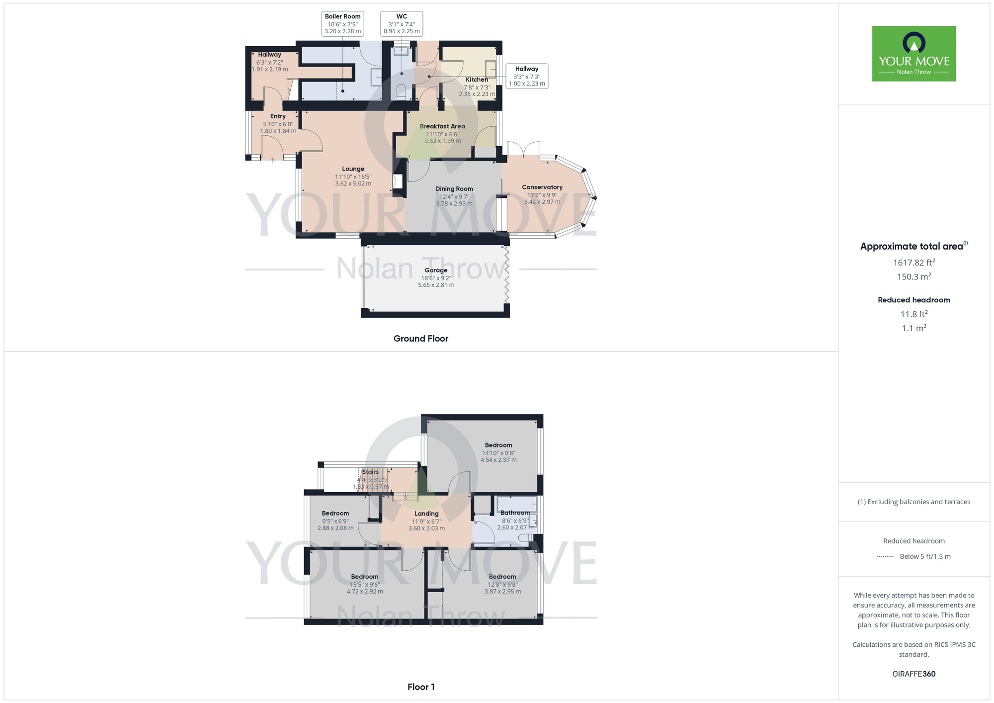 Floorplan of 4 bedroom Detached House for sale, Main Road, Duston, Northampton, NN5