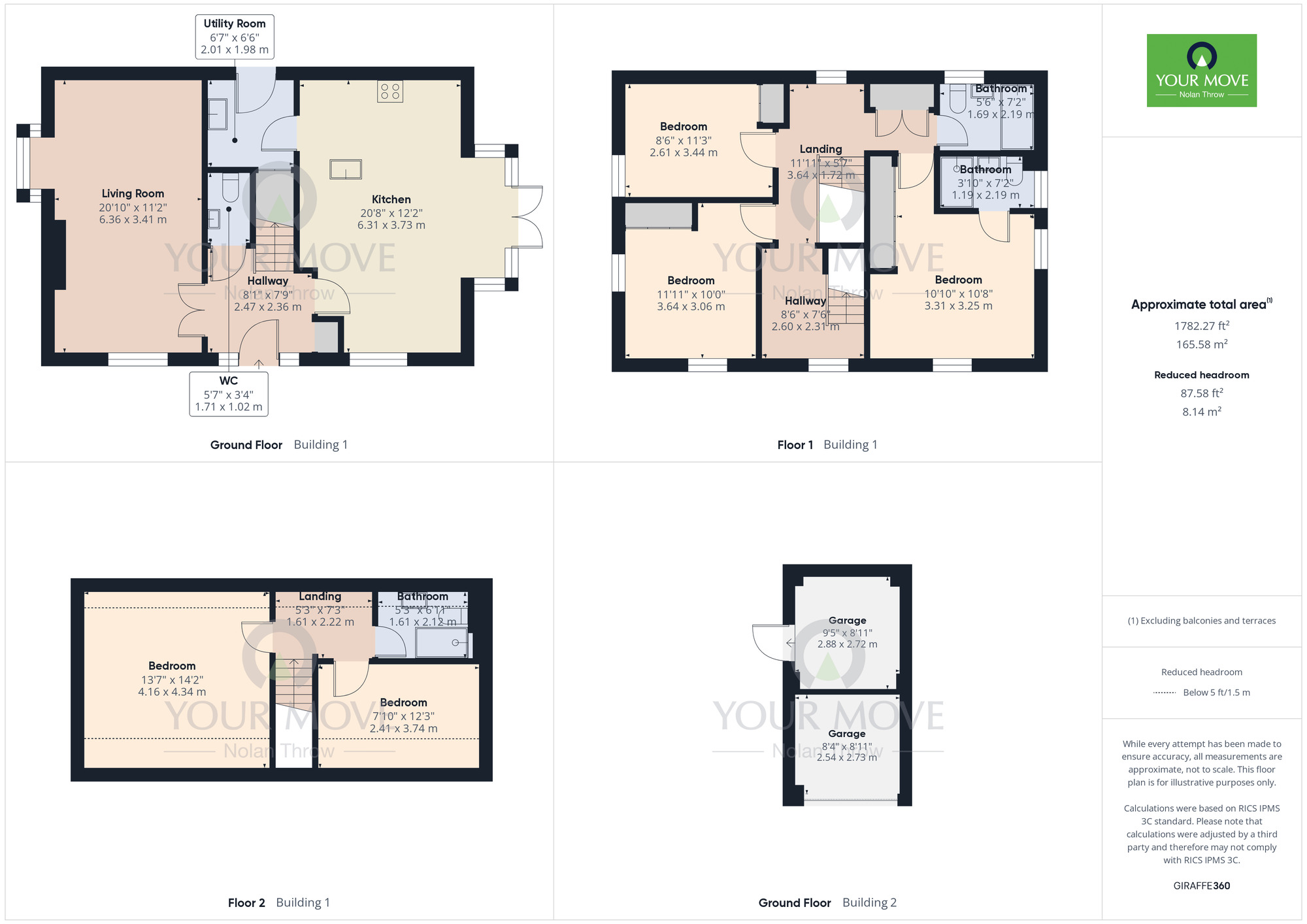 Floorplan of 5 bedroom Detached House for sale, Brooks Close, Wootton Fields, Northampton, NN4