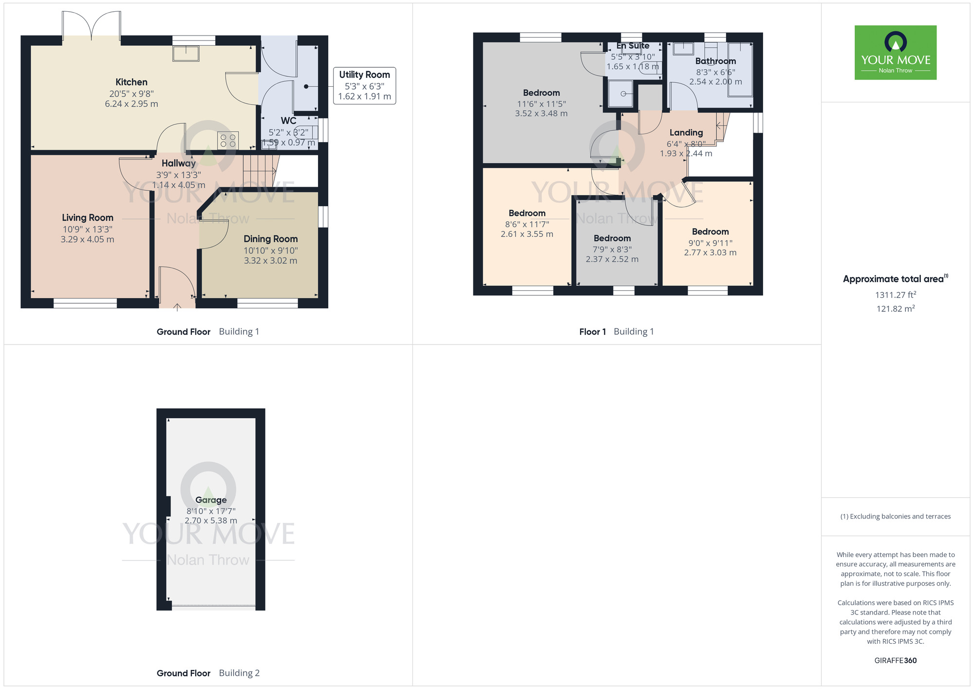 Floorplan of 4 bedroom Detached House for sale, York Way, Harlestone Manor, Northamptonshire, NN5