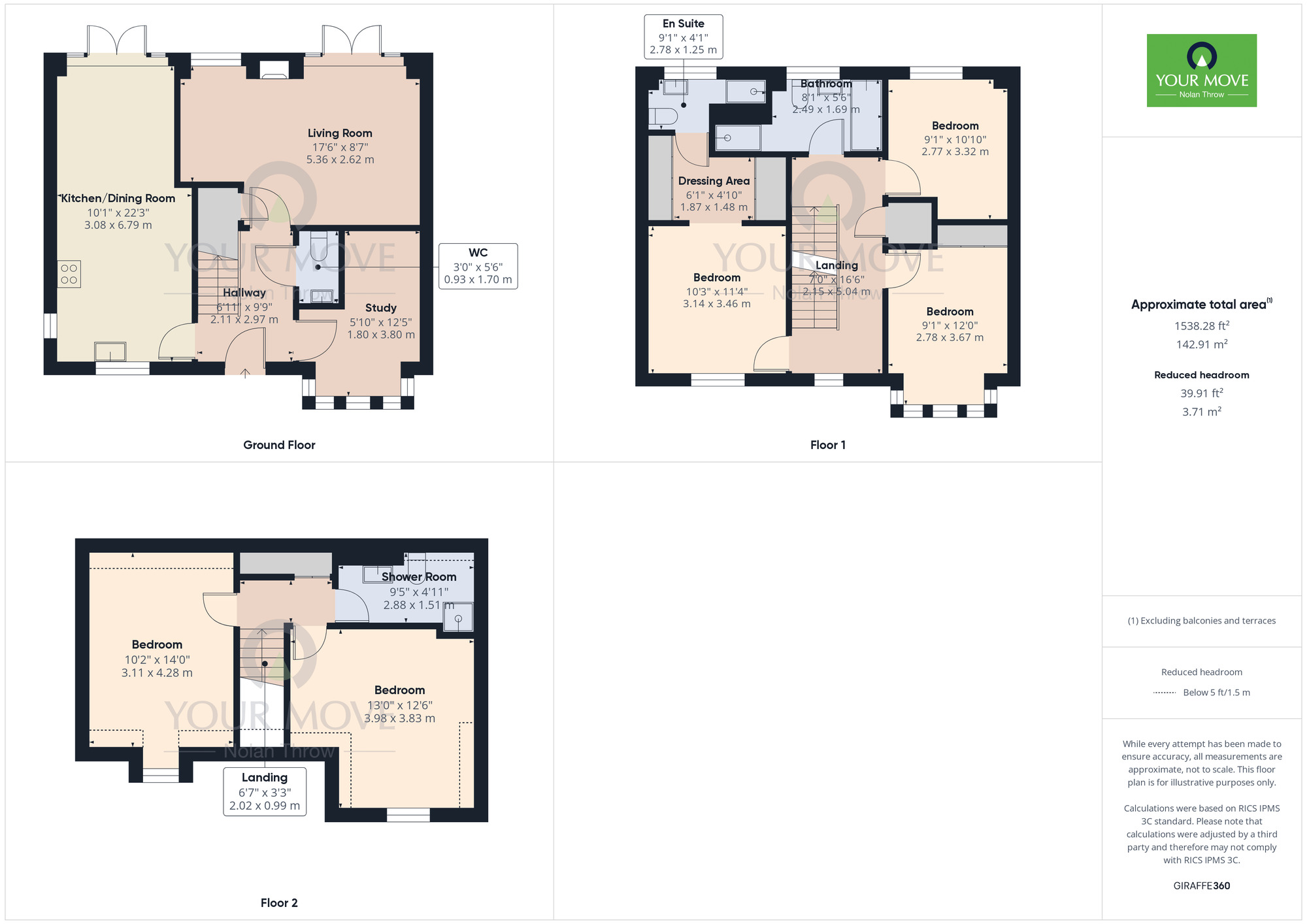 Floorplan of 5 bedroom Detached House for sale, Harry Brown Close, Duston, Northamptonshire, NN5