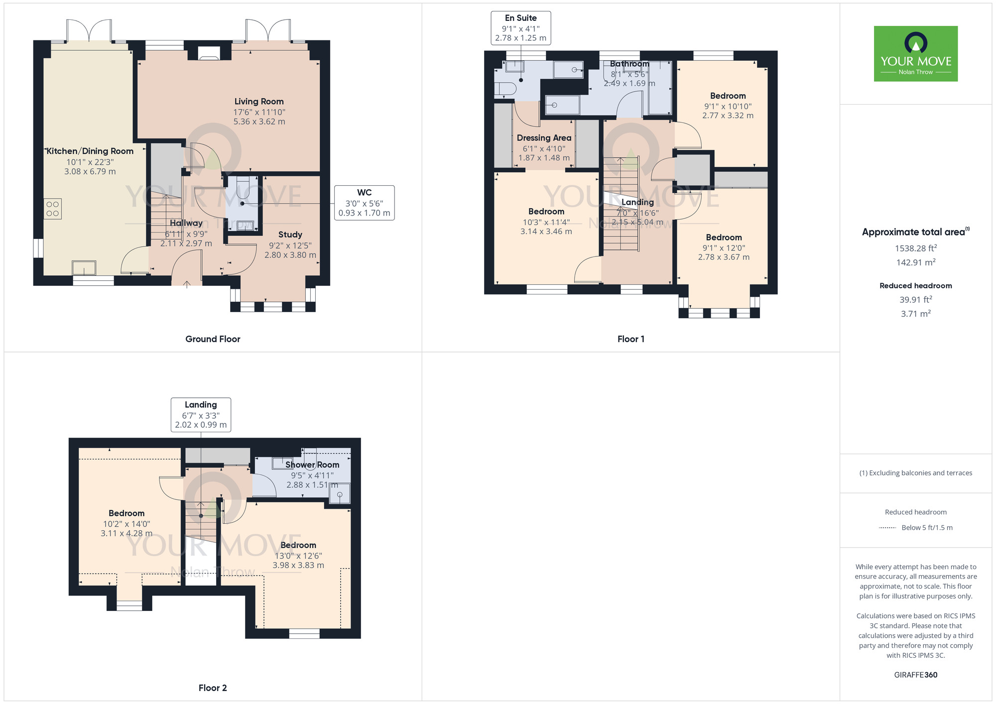 Floorplan of 5 bedroom Detached House for sale, Harry Brown Close, Duston, Northamptonshire, NN5