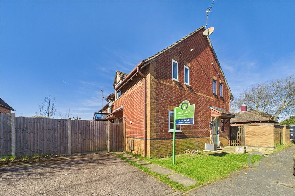 Main image of 1 bedroom Mid Terrace House for sale, Limoges Court, Duston, Northamptonshire, NN5