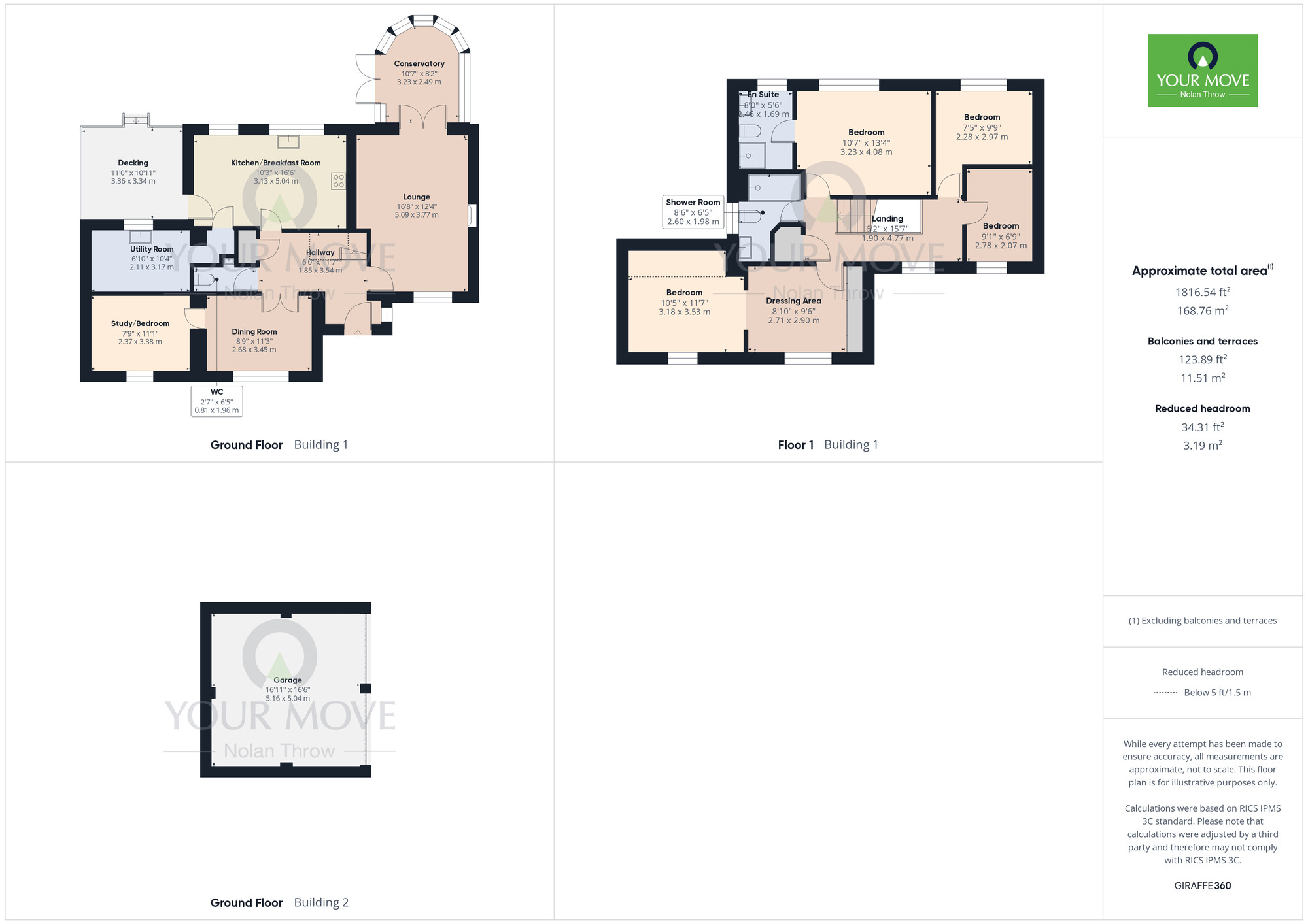 Floorplan of 4 bedroom Detached House for sale, Chardonnay Close, Duston, Northamptonshire, NN5