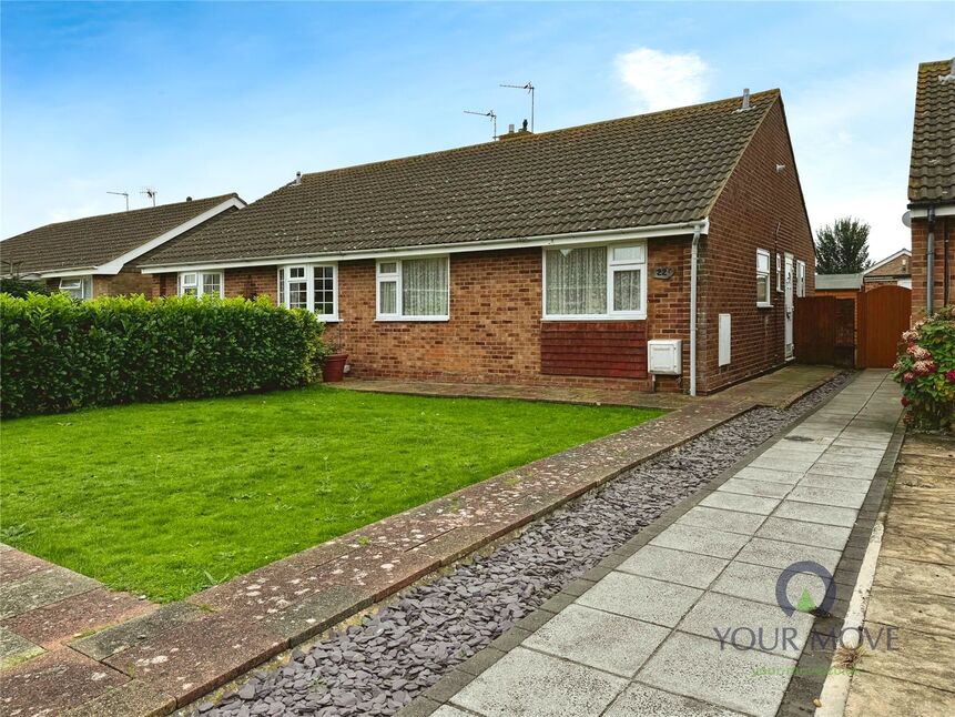 Main image of 2 bedroom Semi Detached Bungalow for sale, Coleridge Walk, Eastbourne, East Sussex, BN23