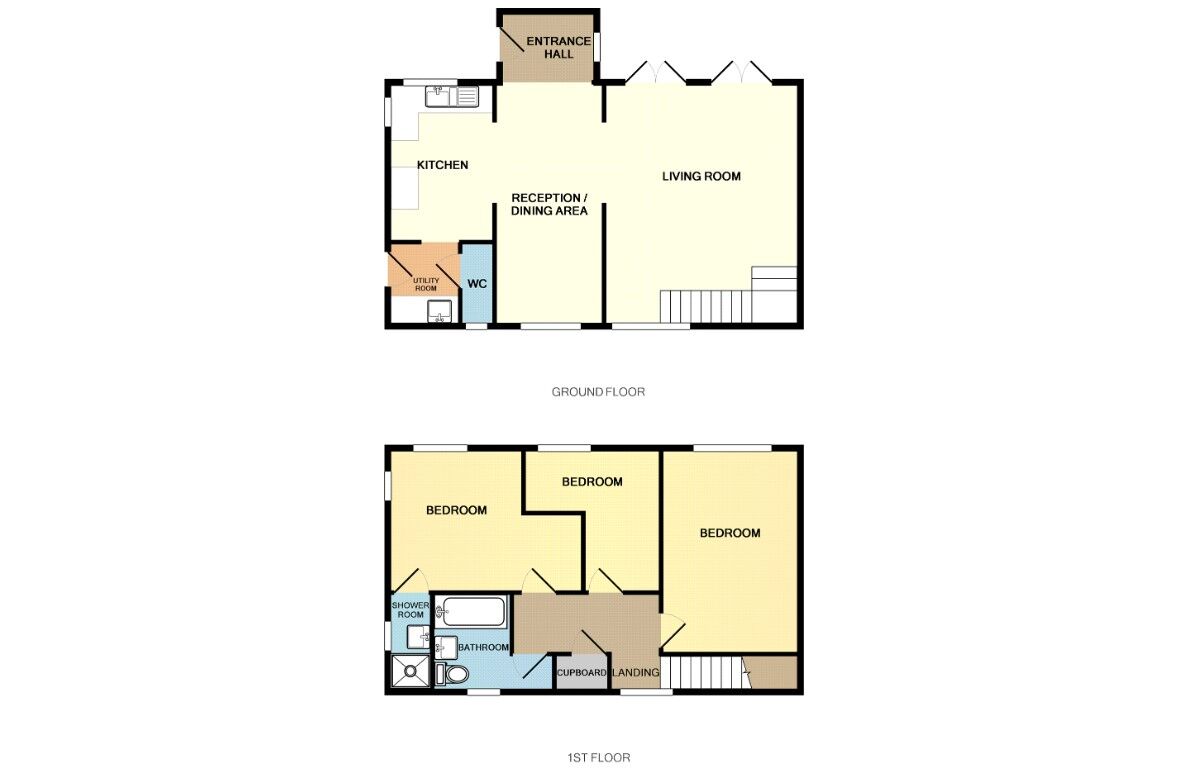 Floorplan of 3 bedroom Semi Detached House to rent, Ottery Street, Otterton, Devon, EX9