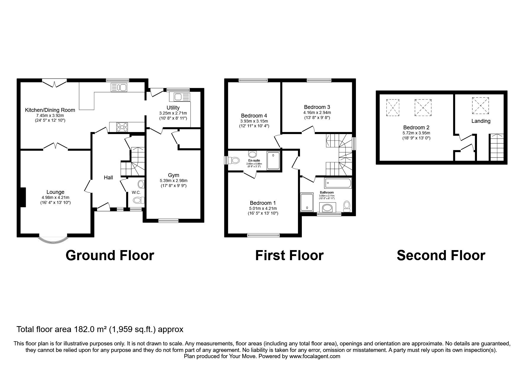 Floorplan of 4 bedroom Detached House for sale, Western Road, Goole, East  Yorkshire, DN14