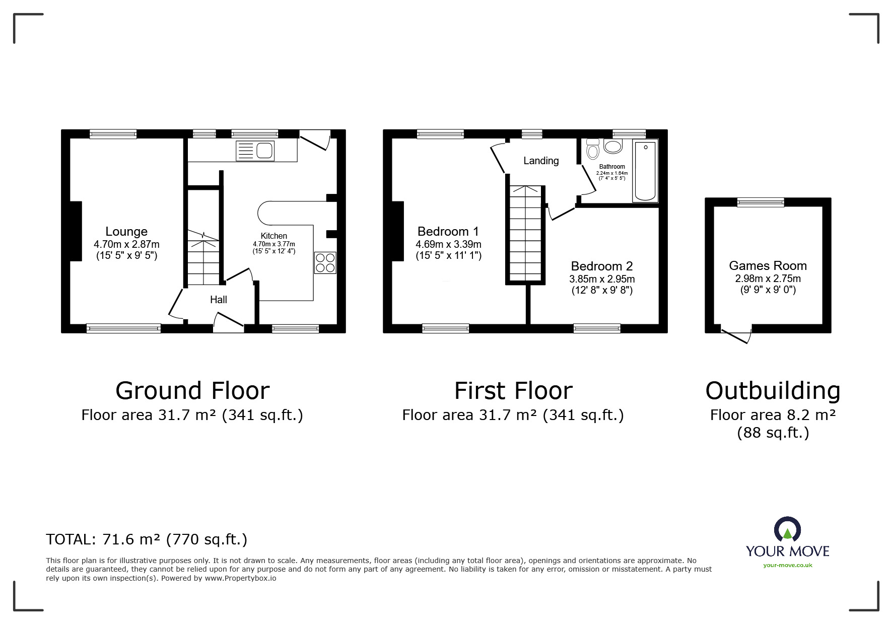 Floorplan of 2 bedroom Mid Terrace House for sale, Western Road, Goole, DN14