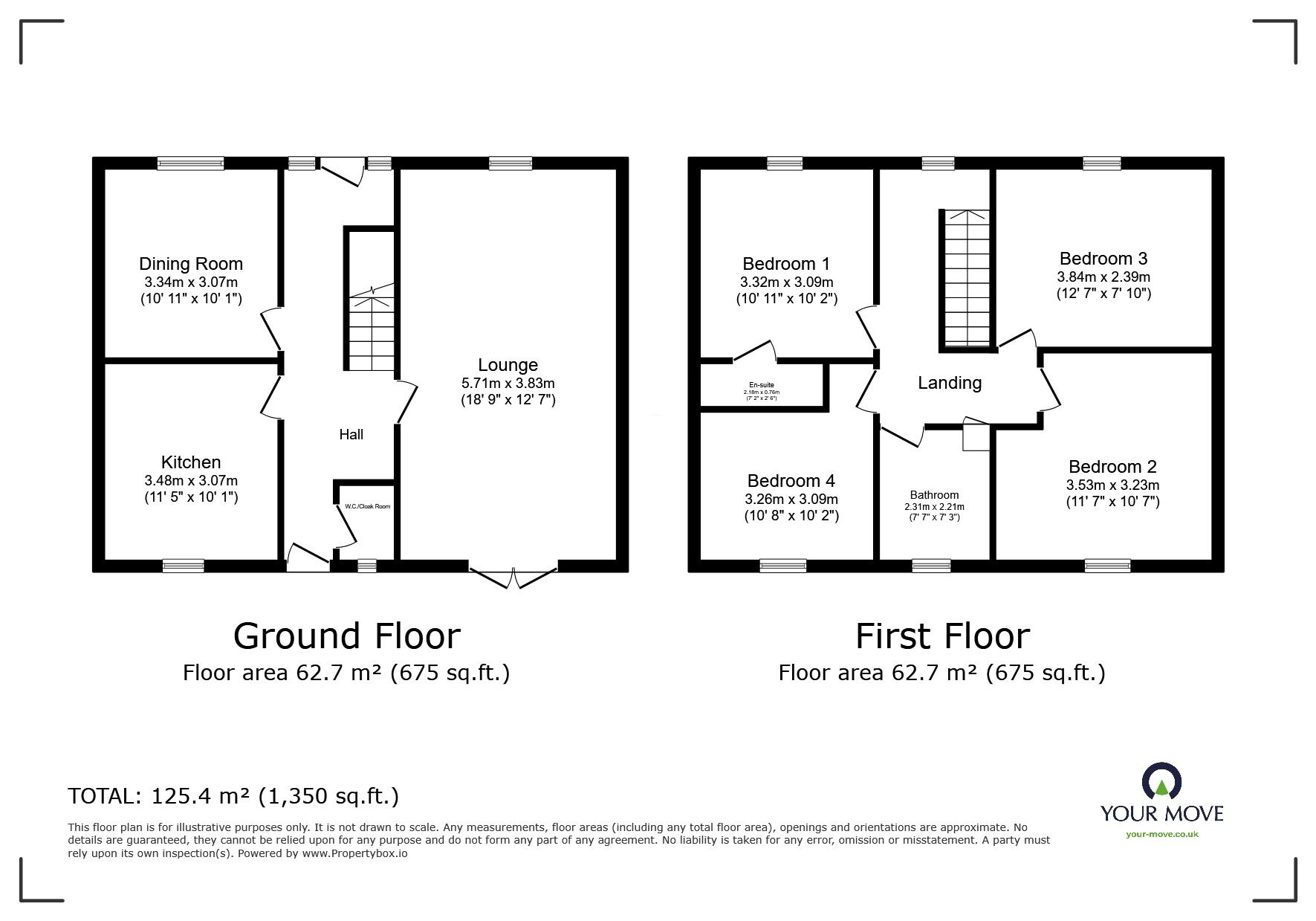 Floorplan of 4 bedroom Detached House for sale, Westparkside, Goole, East Yorkshire, DN14