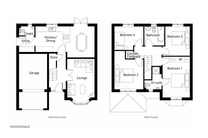 Floorplan of 4 bedroom Detached House for sale, Flaxley Road, Selby, North Yorkshire, YO8