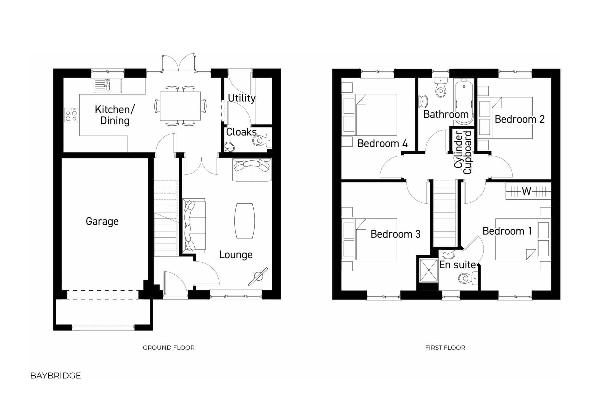 Floorplan of 4 bedroom Detached House for sale, Flaxley Road, Selby, North Yorkshire, YO8