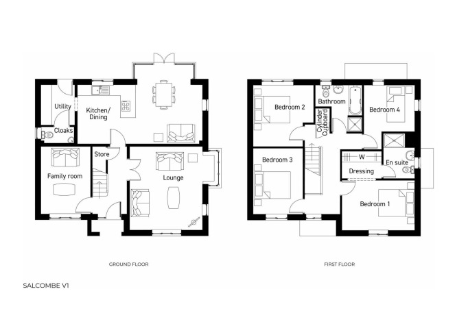 Floorplan of 4 bedroom Detached House for sale, Flaxley Road, Selby, North Yorkshire, YO8