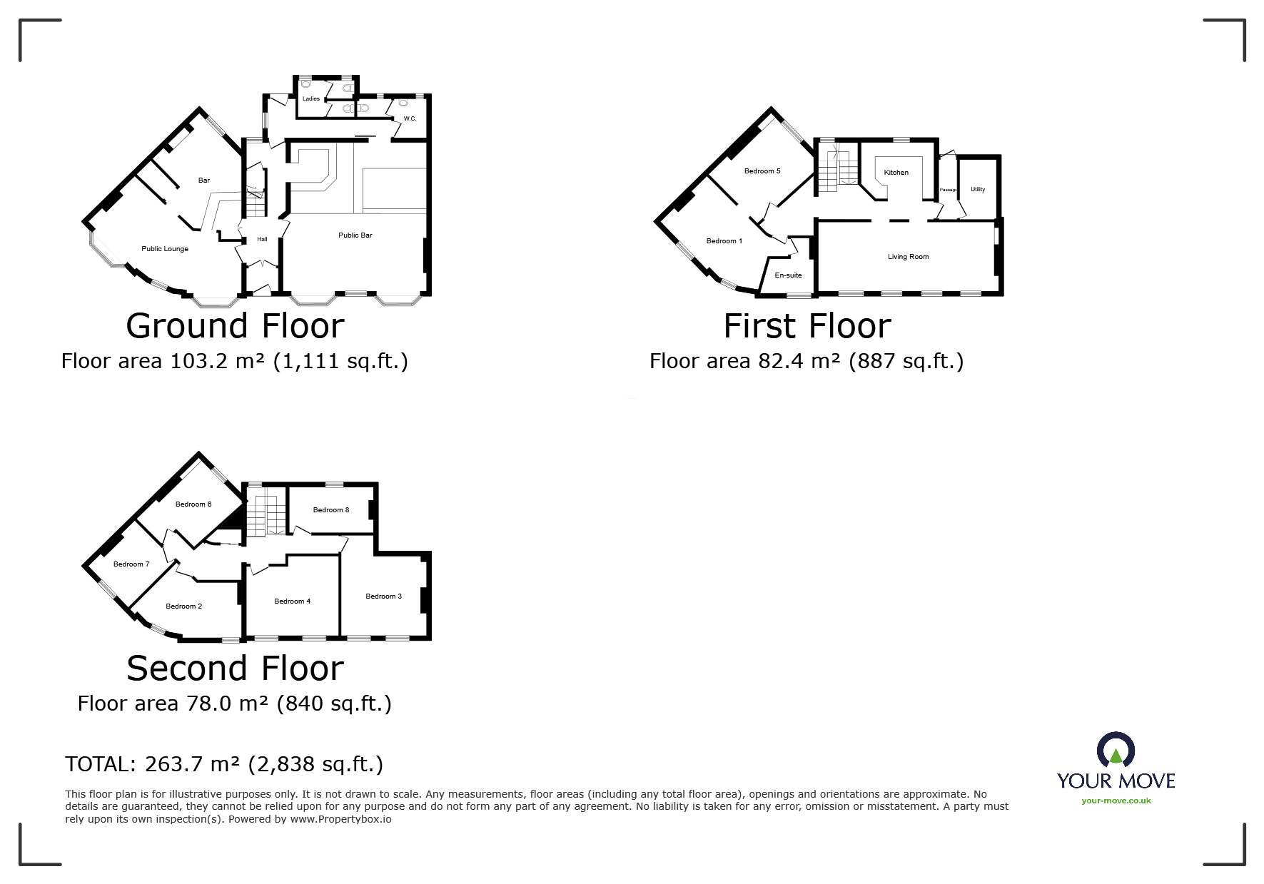 Floorplan of 8 bedroom  House for sale, Hook Road, Goole, DN14