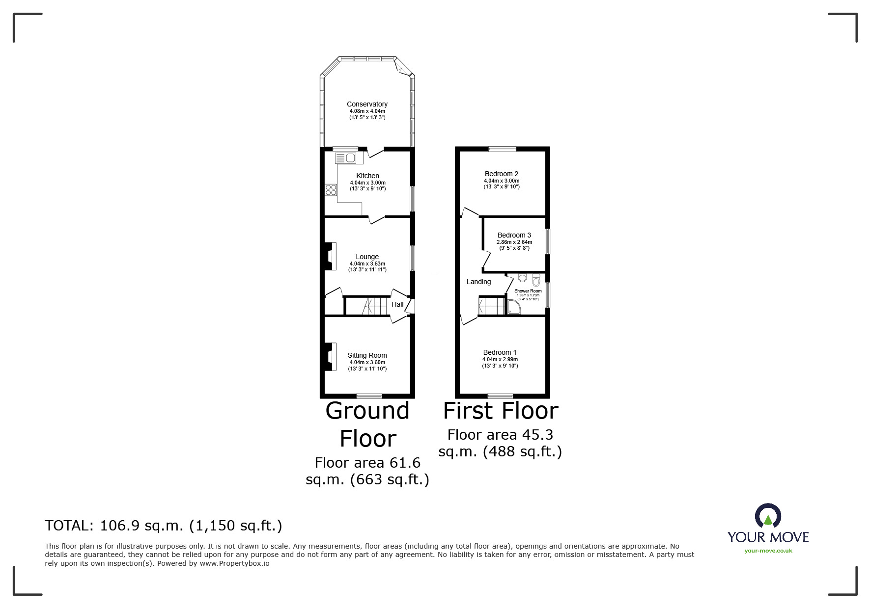 Floorplan of 3 bedroom Semi Detached House for sale, Elsie Street, Goole, East  Yorkshire, DN14