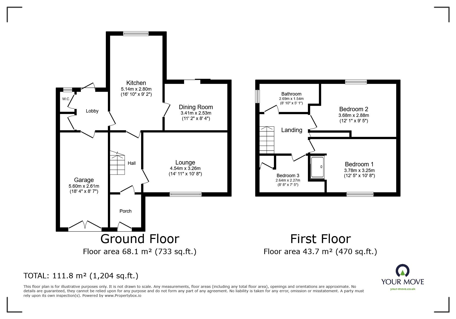 Floorplan of 3 bedroom Semi Detached House for sale, Airmyn Road, Goole, DN14