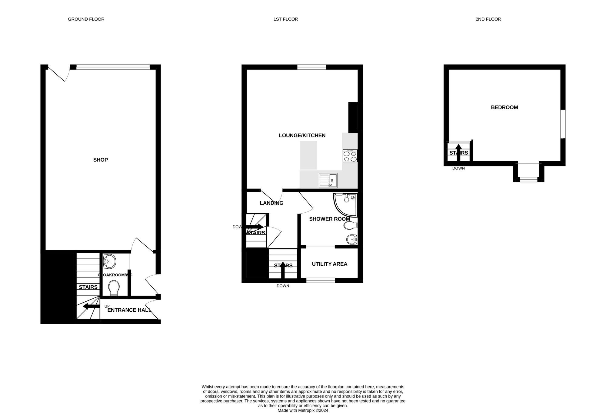 Floorplan of 1 bedroom  Flat to rent, High Street, Gorleston, Norfolk, NR31