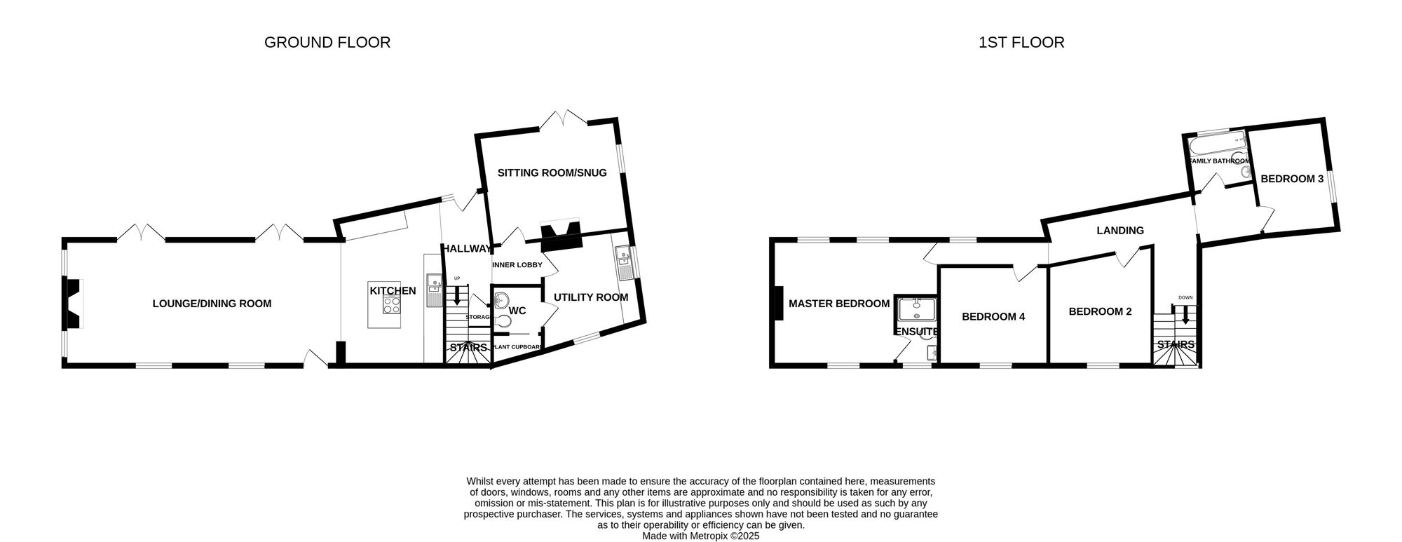 Floorplan of 4 bedroom Detached House for sale, Yarmouth Road, Ormesby, Norfolk, NR29