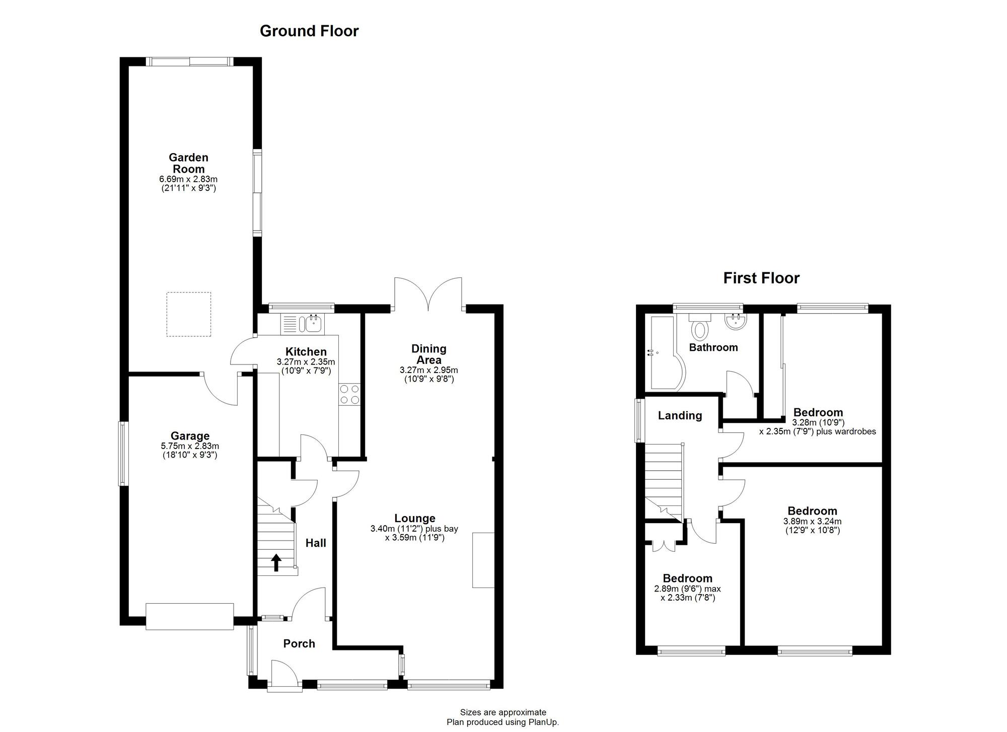 Floorplan of 3 bedroom Semi Detached House for sale, Mill Terrace, Houghton Le Spring, Tyne and Wear, DH5