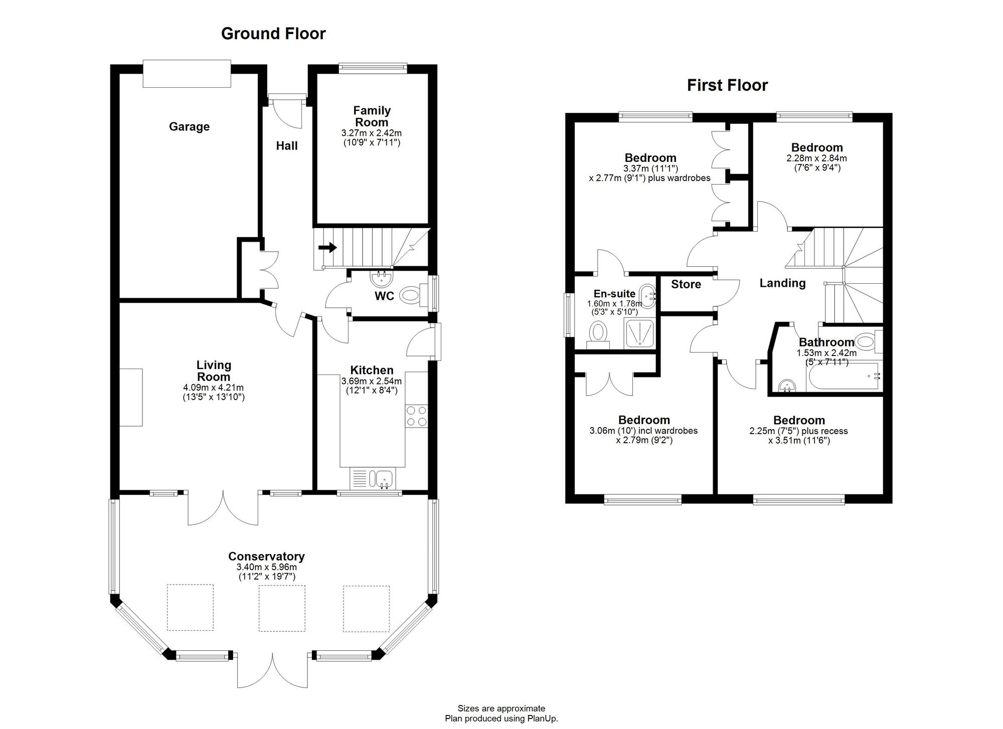 Floorplan of 4 bedroom Detached House for sale, Broadoaks, Murton, Durham, SR7