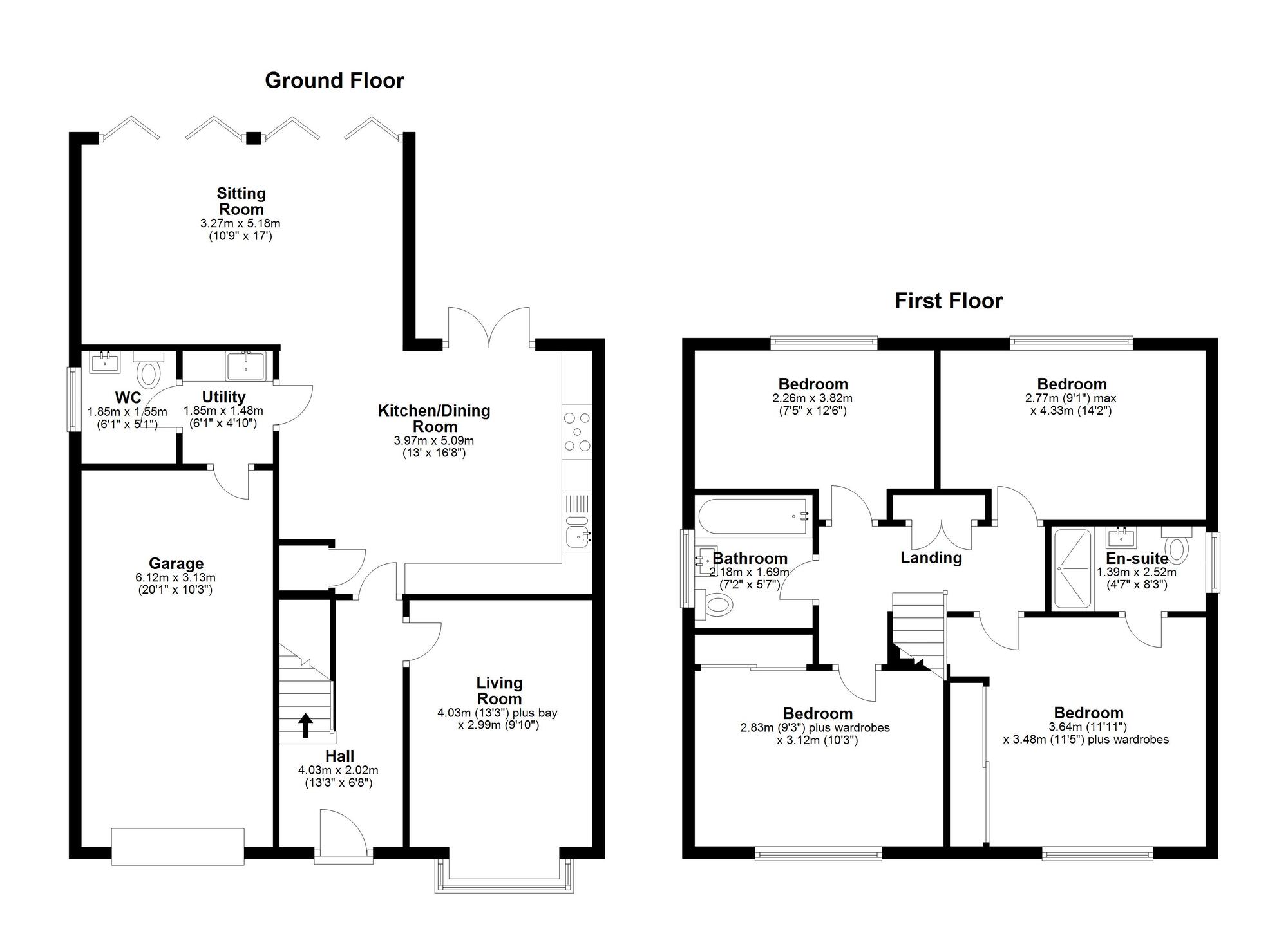 Floorplan of 4 bedroom Detached House for sale, Century Way, East Rainton, Tyne and Wear, DH5