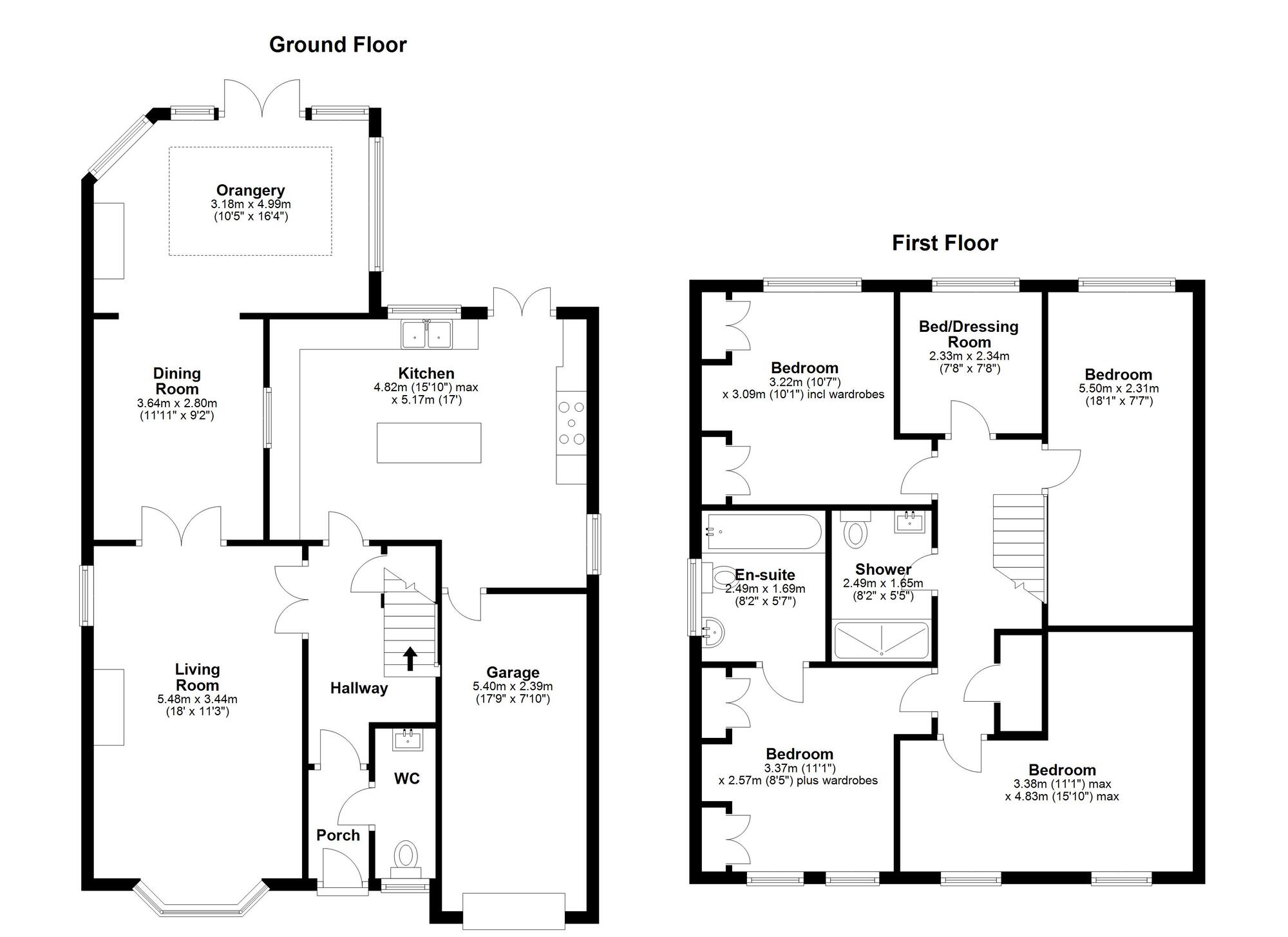 Floorplan of 5 bedroom Detached House for sale, Sutherland Grange, New Herrington, Tyne and Wear, DH4