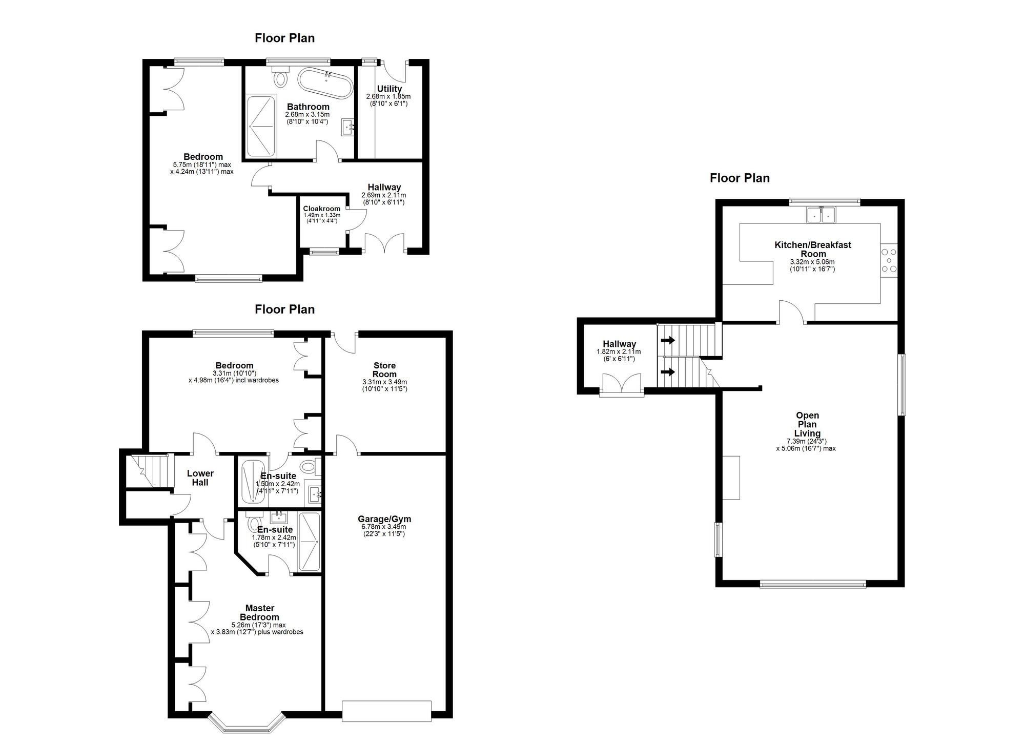 Floorplan of 3 bedroom Detached House for sale, Heather Drive, Hetton-le-Hole, Tyne and Wear, DH5