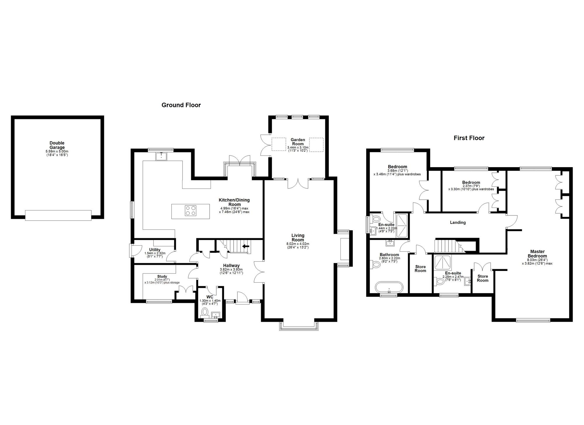 Floorplan of 3 bedroom Detached House for sale, Grange View, Newbottle, Tyne and Wear, DH4