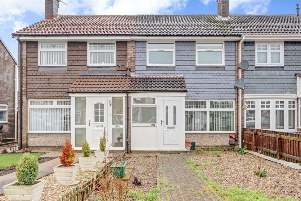 Main image of 3 bedroom Mid Terrace House for sale, Dunelm Drive, Houghton Le Spring, Tyne and Wear, DH4