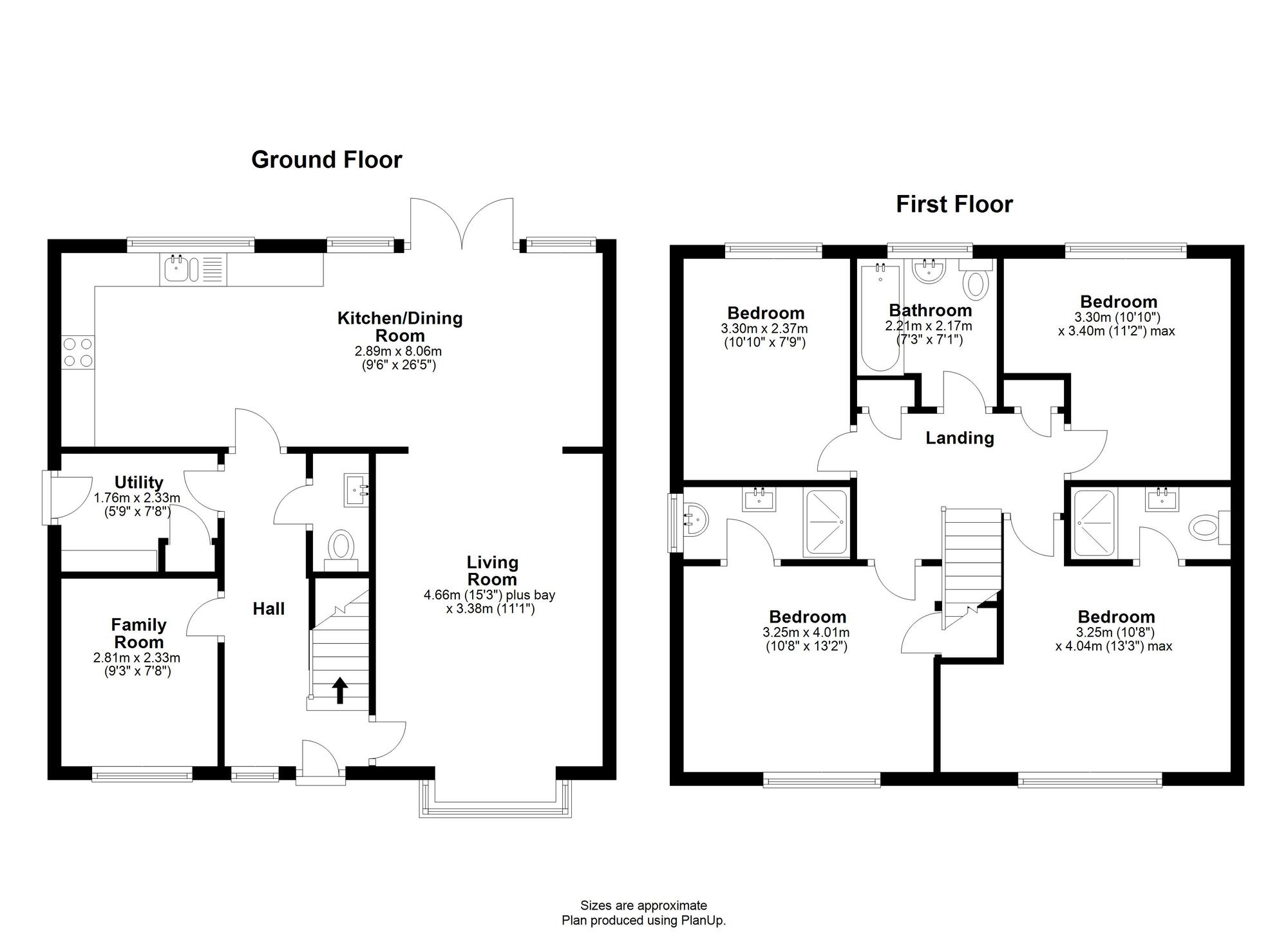 Floorplan of 4 bedroom Detached House for sale, Buttercup Lane, Houghton Le Spring, Tyne and Wear, DH4