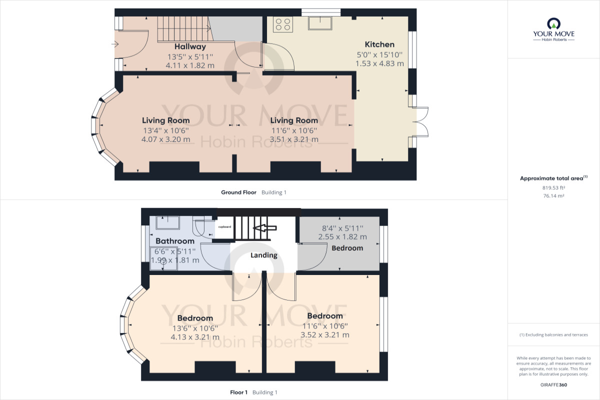 Floorplan of 3 bedroom Semi Detached House for sale, Beverley Road, Northamptonshire, NN15