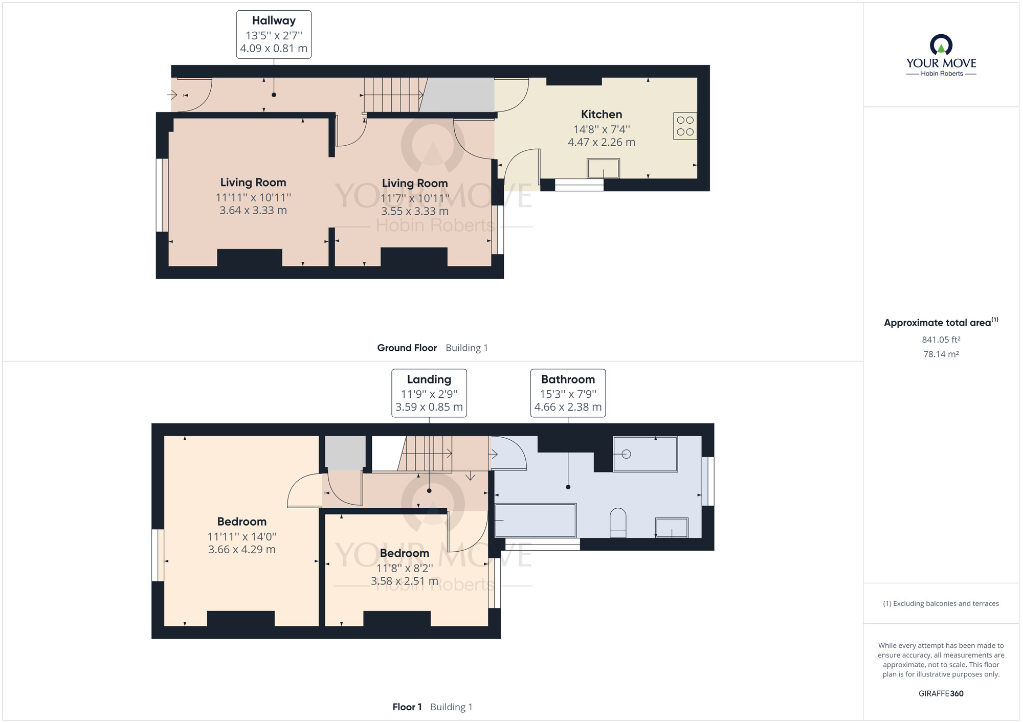 Floorplan of 2 bedroom Mid Terrace House for sale, Alfred Street, Kettering, Northamptonshire, NN16