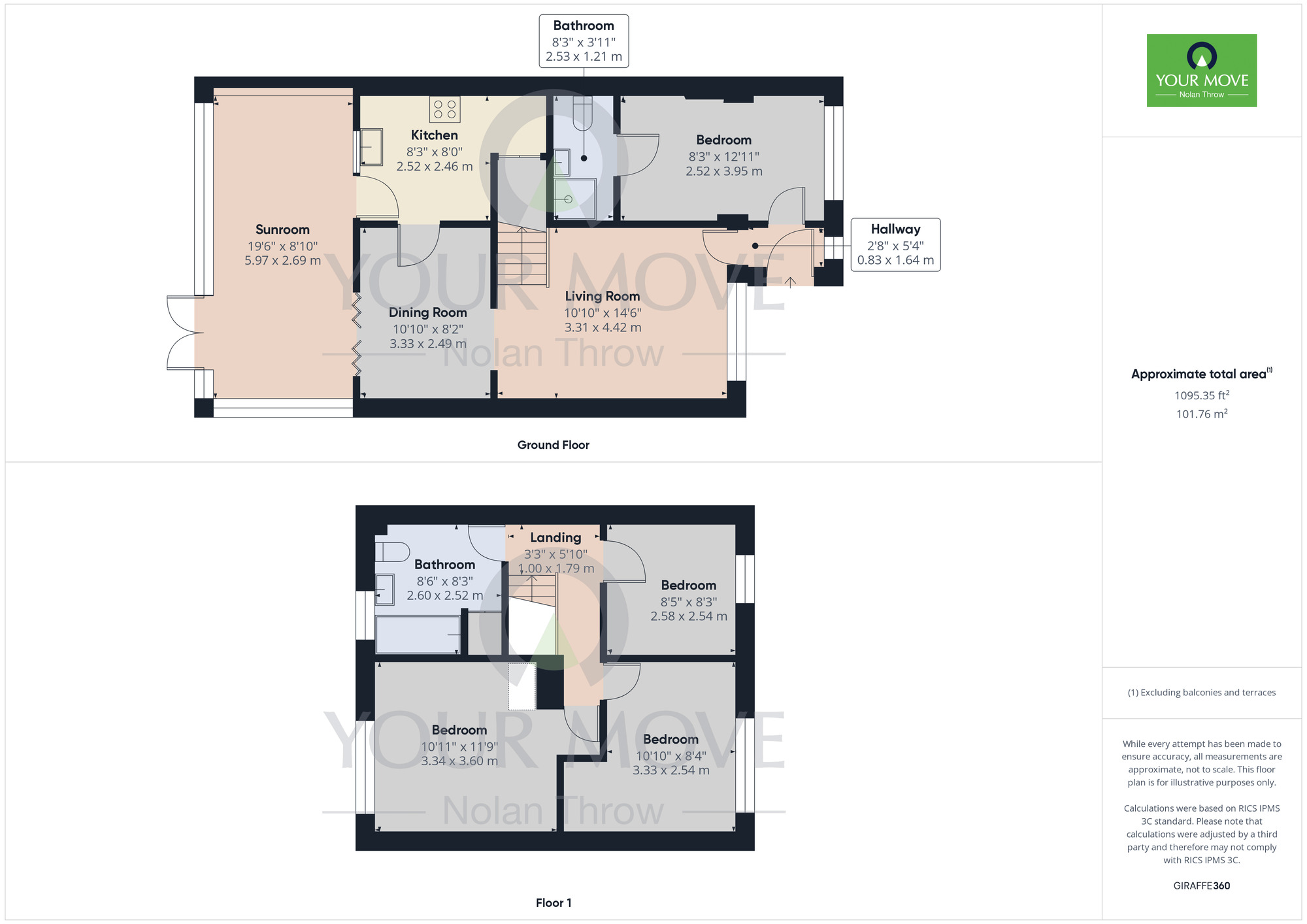 Floorplan of 4 bedroom Detached House for sale, St. Johns Road, Kettering, Northamptonshire, NN15